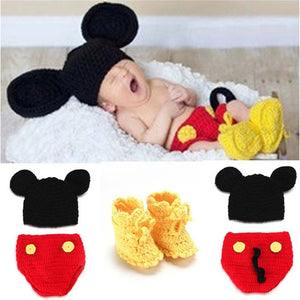 Handmade Knit Mickey Costume