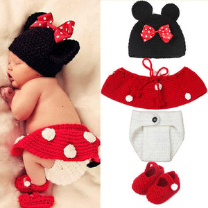 Handmade Knit Mickey Costume