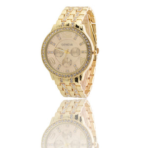 Women Geneva Ladies Quartz-Watch