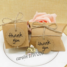 Candy Box with Thank You Tag