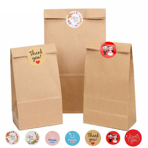 Thank You Stickers Label Cookie Treat Candy Envelope