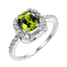 Gold Color Big Zircon CZ Zirconia Stone Ring