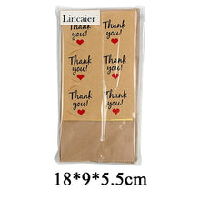 Thank You Stickers Label Cookie Treat Candy Envelope