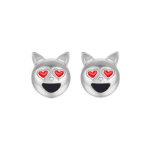 Dog Head Alloy Women Stud Earrings