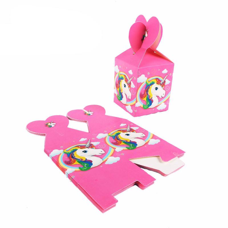 Vitality Pink Unicorn Paper Candy Box