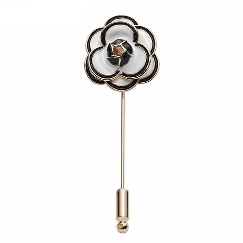 Classic Alloy Enamel Flower Brooch Pins