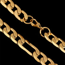 Men Stainless Steel Gold Cool Link Chain Necklace