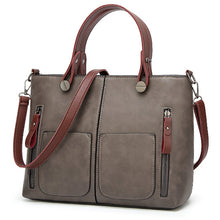 Casual Messenger Shoulder Leather Carryall