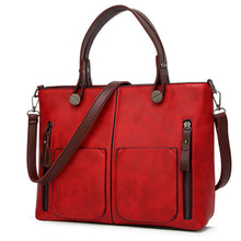 Casual Messenger Shoulder Leather Carryall