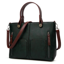 Casual Messenger Shoulder Leather Carryall